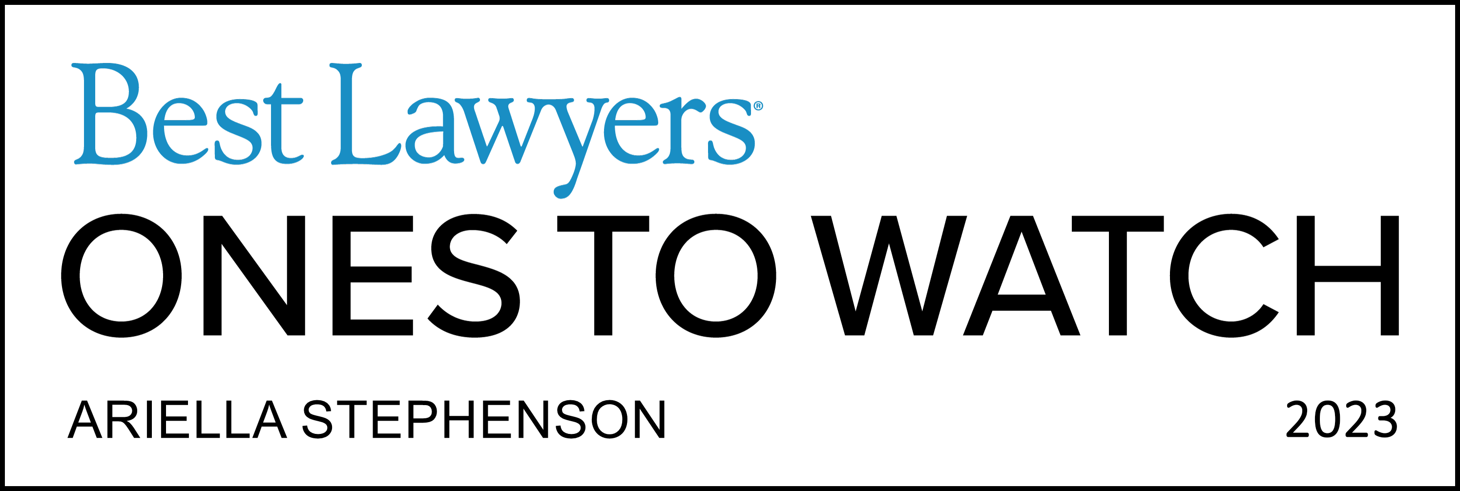 ones-to-watch-lawyer-logo-ariella-2023